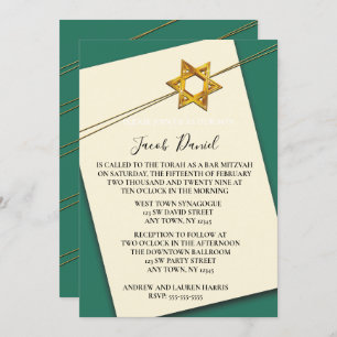 Invitación estrella de David Bar Mitzi