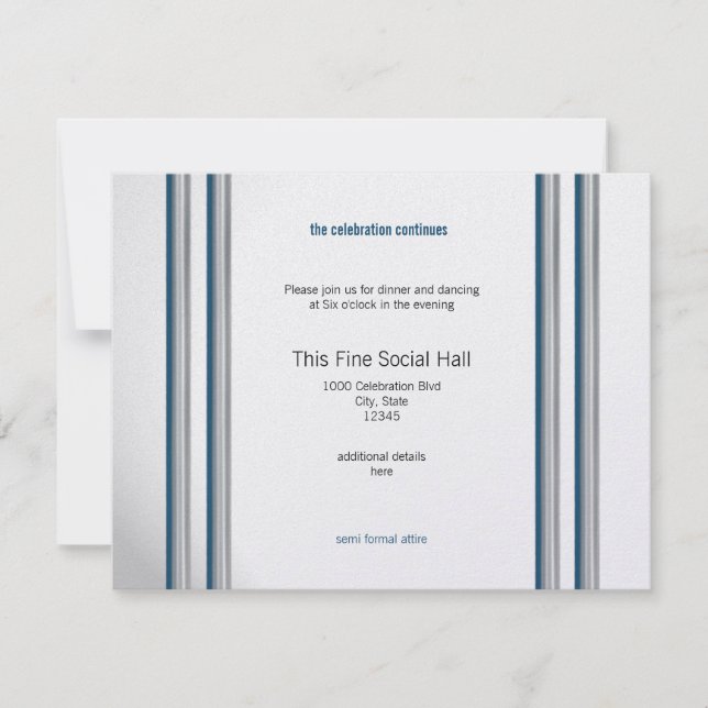 Invitación Estrella de David Bar Mitzvah (Anverso)