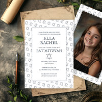 Estrella de David B'nai Bat Bar Mitzvah Foto Perso