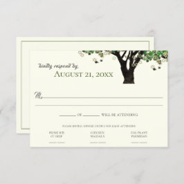 Invitación Estrella de David Mitzvah RSVP árbol enmarcado 