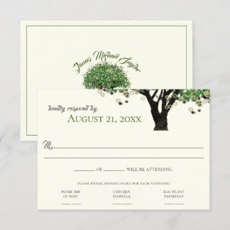 Invitación Estrella de David Mitzvah RSVP árbol enmarcado