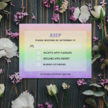 Estrella de David Pastel Ombre Bat Mitzvah RSVP