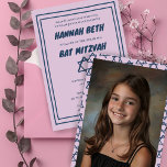 Invitación Estrella de David Personalizado Foto B'nai Bat Bar<br><div class="desc">¡Tarjeta perfecta para anunciar un bar mitzvah, bat mitzvah u otra celebración judía! ¡La mano hizo arte para ti! ¡TODO PERSONALIZABLE! Haga clic en "Personalizar" para editar el texto y añadir su propia foto al reverso. Haga clic en "editar usando la herramienta de diseño" para ajustar las fuentes, colores y...</div>