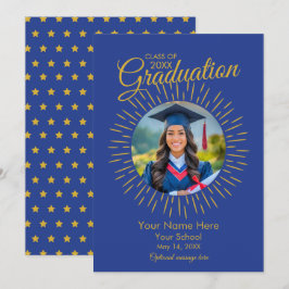 Invitación Estrella de Graduación de Fotografía (A