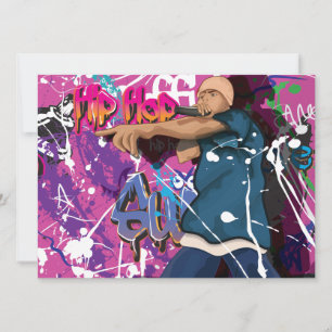 Invitación Estrella de Hip Hop