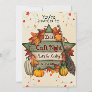 Invitación Estrella de madera