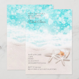 Invitación Estrella de Mar de Playa de Arena Blanca Invitació