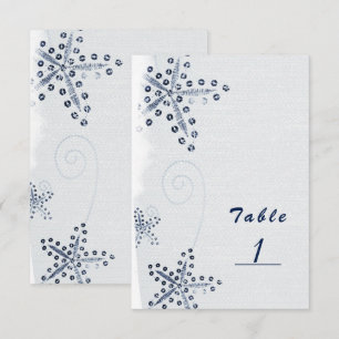 Invitación Estrella de mar elegante y lentejuelas Número de m