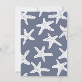 Invitación Estrella de Mar Estilo Vintage