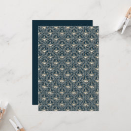 Invitación Estrella de Maravilla Mandala Fans Art Deco