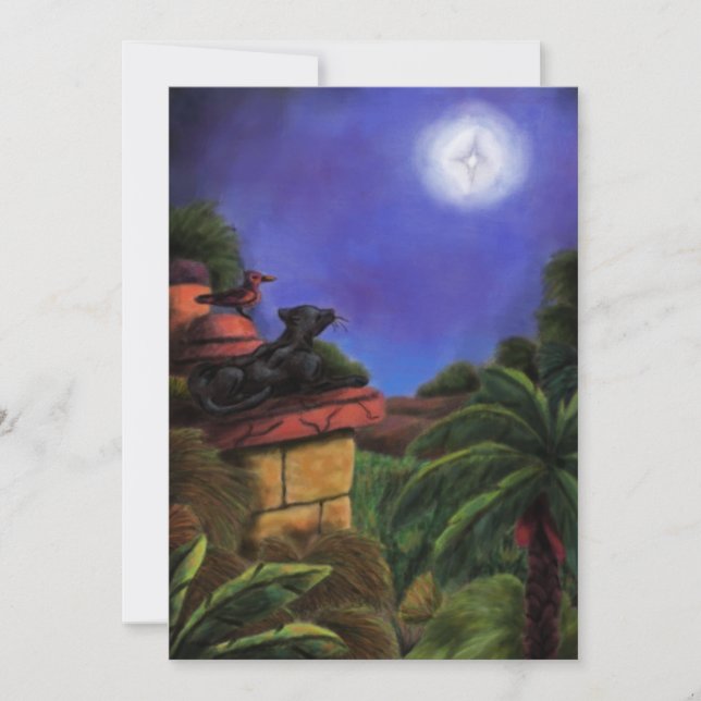 Invitación estrella de navidades del templo de la jungla de p (Anverso)