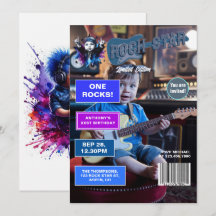 Estrella de rock "One Rocks" Portada de la revista