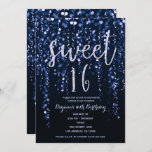 Invitación Estrella encantada ilumina Fiesta Blue Violet Swee<br><div class="desc">Personalizar a ambos lados de cualquier manera que quieras,  para cualquier evento.</div>