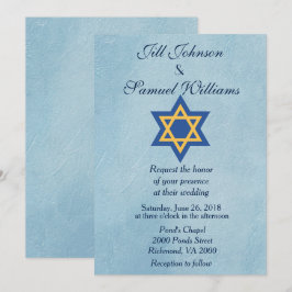 Invitación Estrella judía de David Boda