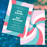 Invitación Estrella moderna de Swirl de David Personalizado B<br><div class="desc">¡Tarjeta perfecta para anunciar una mitzvah de murciélago, el bar mitzvah u otra celebración judía! La mano hizo arte para ti. ¡TODO PERSONALIZABLE! Haga clic en "Personalizar" para editar el texto. Haga clic en "editar usando la herramienta de diseño" para ajustar los tipos de letra, los colores y las colocaciones...</div>