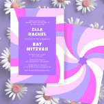 Invitación Estrella moderna de Swirl de David Personalizado B<br><div class="desc">¡Tarjeta perfecta para anunciar una mitzvah de murciélago, el bar mitzvah u otra celebración judía! La mano hizo arte para ti. ¡TODO PERSONALIZABLE! Haga clic en "Personalizar" para editar el texto. Haga clic en "editar usando la herramienta de diseño" para ajustar los tipos de letra, los colores y las colocaciones...</div>