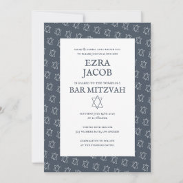 Invitación Estrella simple de David Personalizado B'nai Bat B