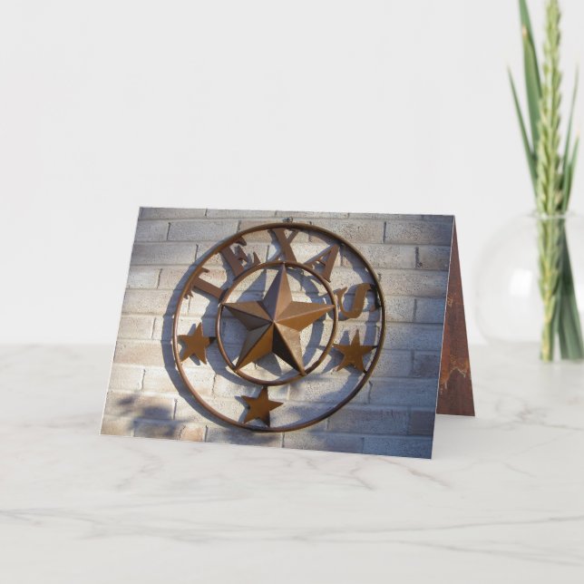 Invitación Estrella solitaria de Texas (Anverso)