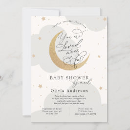 Invitación Estrella y ducha lunar por correo