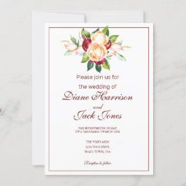 Invitación Estrellas acuáticas de Rosa y de Berry