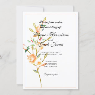 Invitación Estrellas acuáticas de Rosa y de Berry