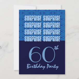 Invitación Estrellas azules V2 de Fiesta de sorpresa por cump