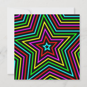 Invitación Estrellas de Arcoíris 2