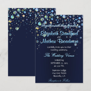 Invitación Estrellas de burbujas