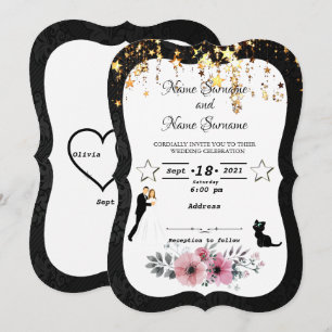 Invitación Estrellas de lluvia