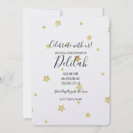 Invitación Estrellas de oro