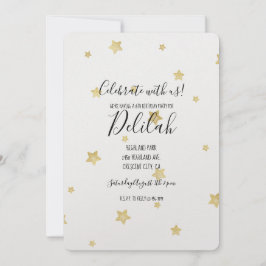 Invitación Estrellas de oro