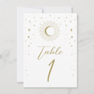 Invitación Estrellas de Oro Blanco Explosión Celestial Número
