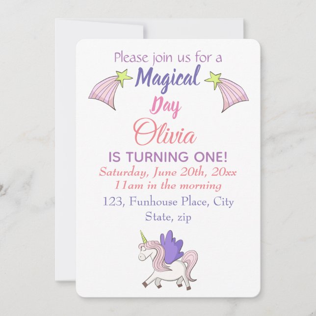 Invitación Estrellas de Pegasus y Tiroteo. (Anverso)