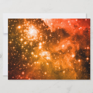 Invitación Estrellas naranjas