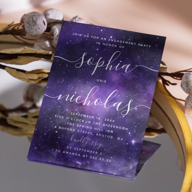 Invitación Estrellas nocturnas. Partida de compromiso de scri (Subido por el creador)