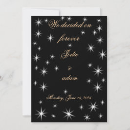 Invitación estrellas pequeñas lindas