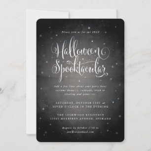 Invitación Estrellas Spooktaculares de Halloween de edad avan