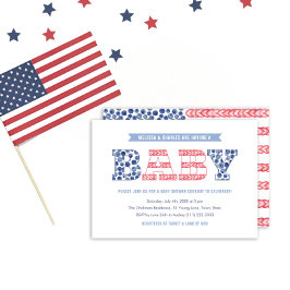 Invitación Estrellas y bandas Parejas Baby Shower Fiesta