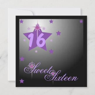 Invitación Estrellas Y Luces Para Siempre Dulce Dieciséis Per
