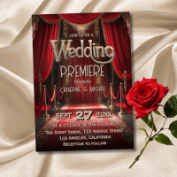 Estreno de Boda en la Alfombra Roja de Película de
