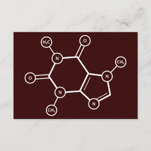 Invitación Estructura molecular C8H10N4O2
