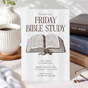 Invitación Estudio Bíblico de la Iglesia del Viernes
