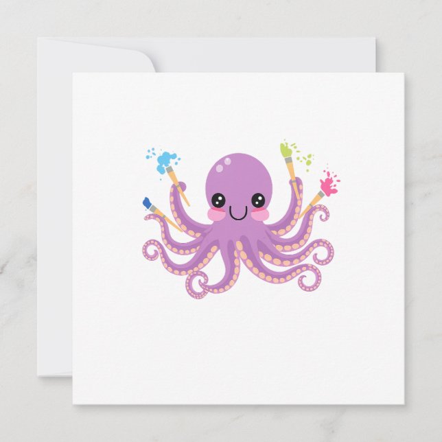 Invitación Estudio del Pulpo Creativo (Anverso)