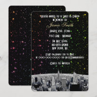 Etched NYC Silueta 2 Arcoíris Estrella Dulce 16 V