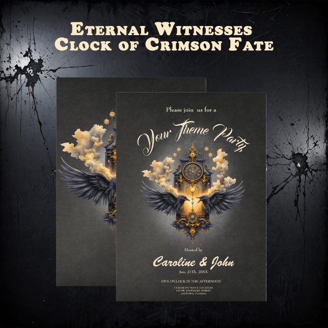 Invitación Eternal Witnesses – Clock of Crimson Fate.  (Subido por el creador)