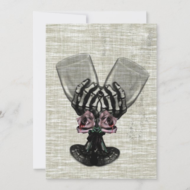 Invitación Eternity Gothic Vintage Wedding (Anverso)