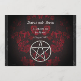 Invitación Eterno Ayuno/Boda Pentacle Suite