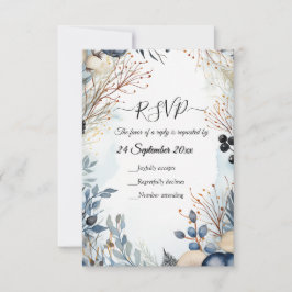 Invitación Ethereal Delicate Watercolor Serene Foliage