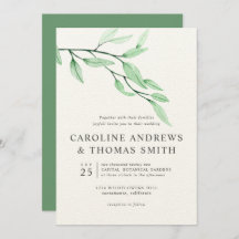 Ethereal Green | Moda boda de hojas botánicas