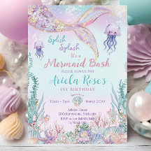 Ethereal Mermaid Bash Under Sea Pool Cumpleaños